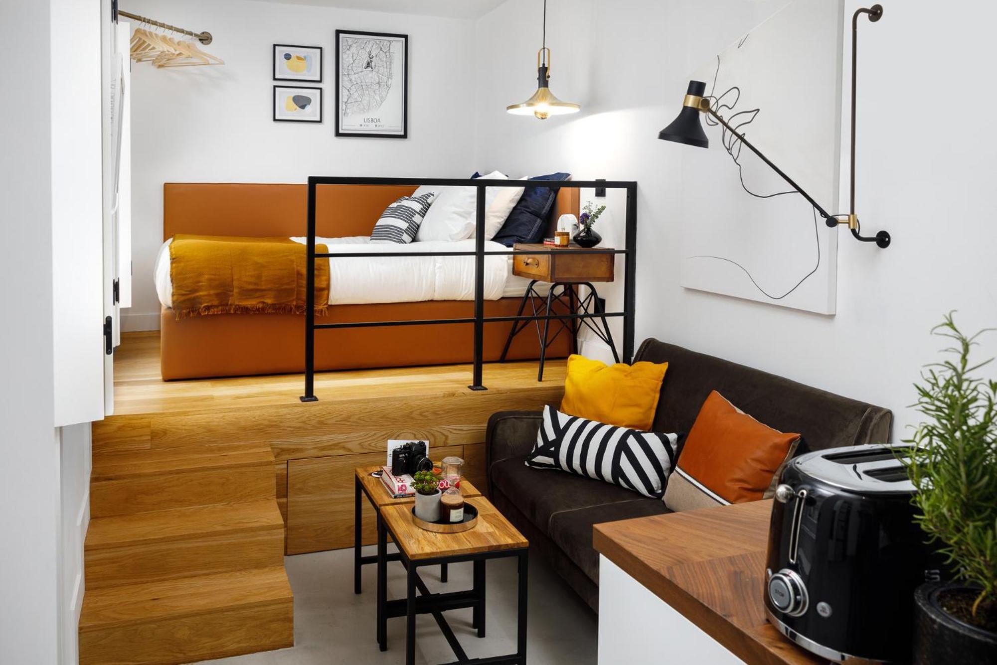 リスボンSaudade Micro Loft - Santosアパートメント 部屋 写真